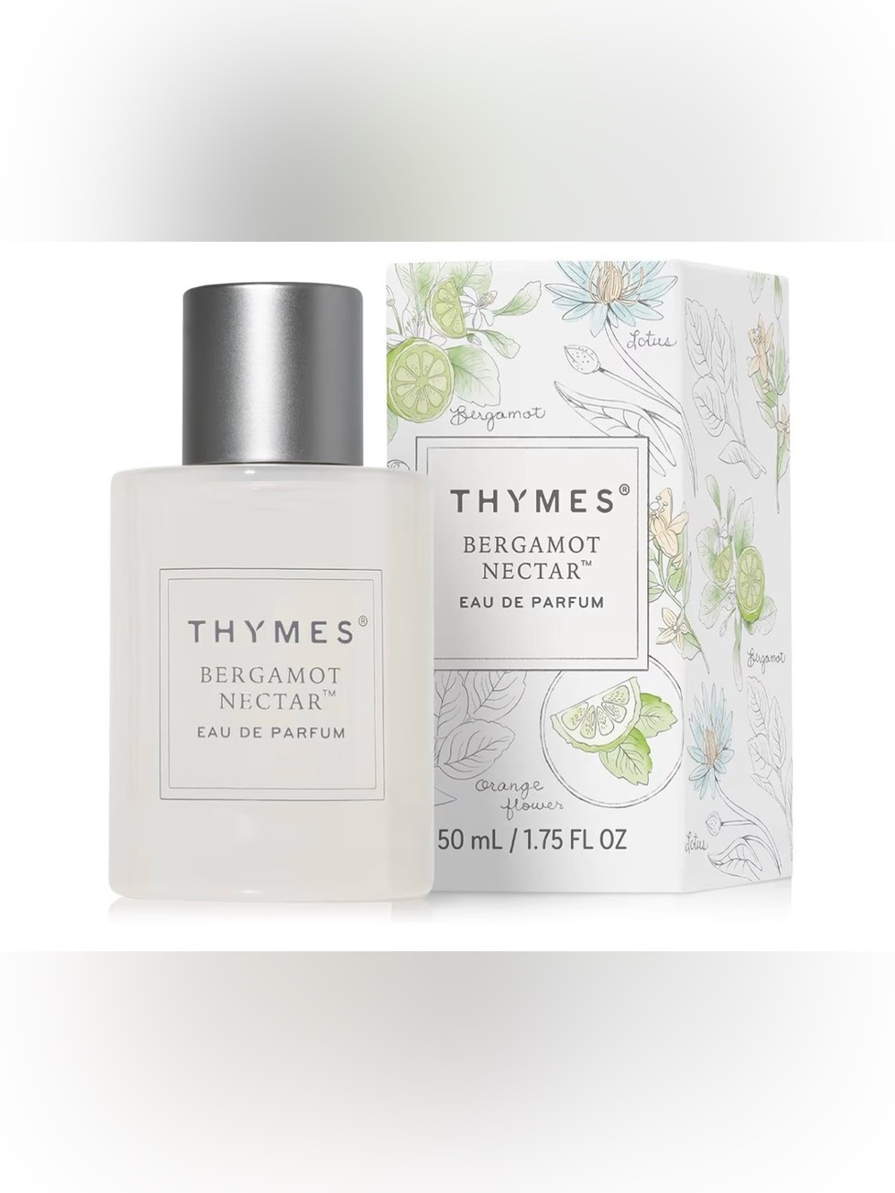 Thymes Eau De Parfum - Scented Perfumes for Women​ (Bergamot Nectar, 1.75 fl oz)